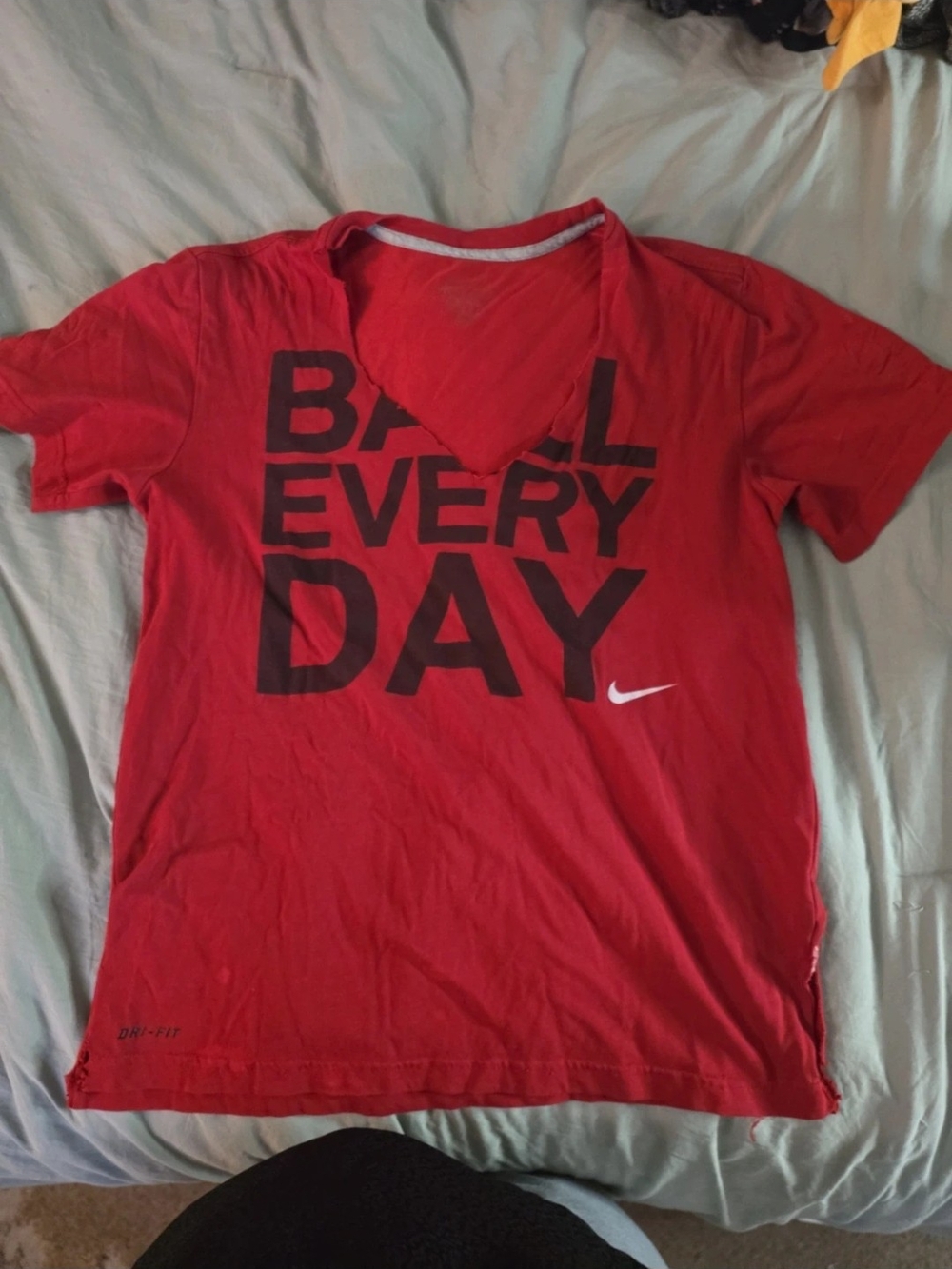 Nike Red Men's 'Ball Every Day' Short Sleeve Tee